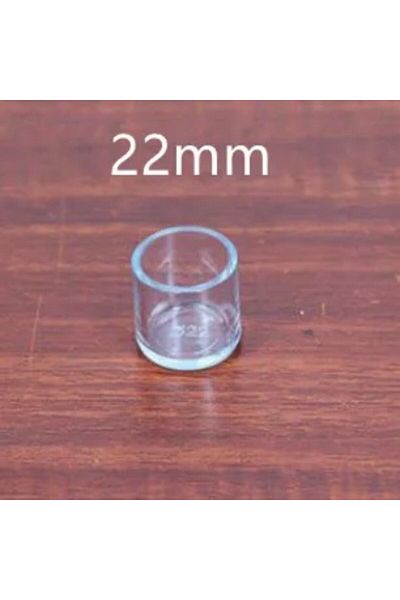Choice 16 Pcs 22mm 16pcs Transparent Furniture Feet Caps Chair Table Sofa Non-slip Mute Rubber Leg Mat Wood