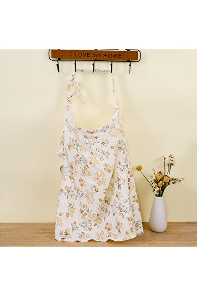 Choice غطاء رضاعة قابل للتنفس من الزهور غطاء رضاعة طبيعي للأمهات من قماش الشا...