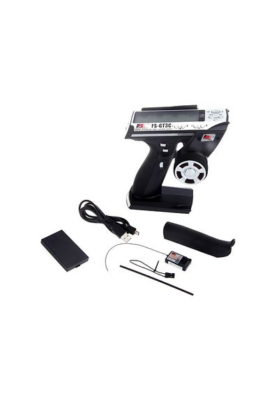 Choice 1pcs black Flysky FS-GT3C 2.4Ghz 3CH Remote Controller LCD Radio Transmitter with FS-GR3E Receiver f