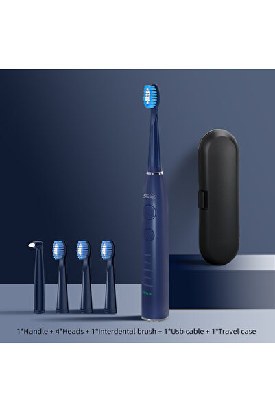 choice2 575 Blue Seago Electric Toothbrush USB Rechargeable Adult 360 Days Lo...