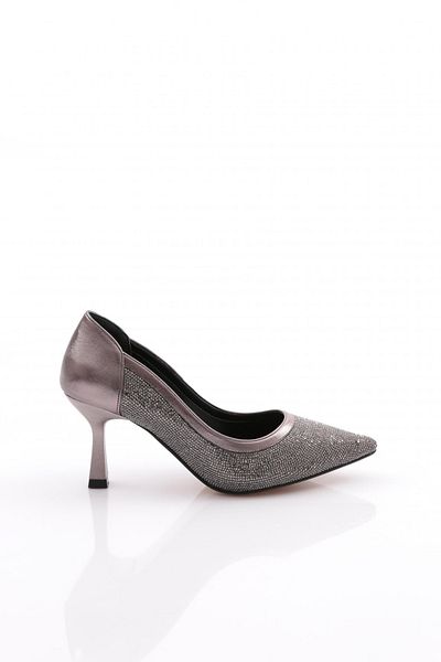 DGN Pantofi cu toc pentru femei Platinum Metallic - 102102621