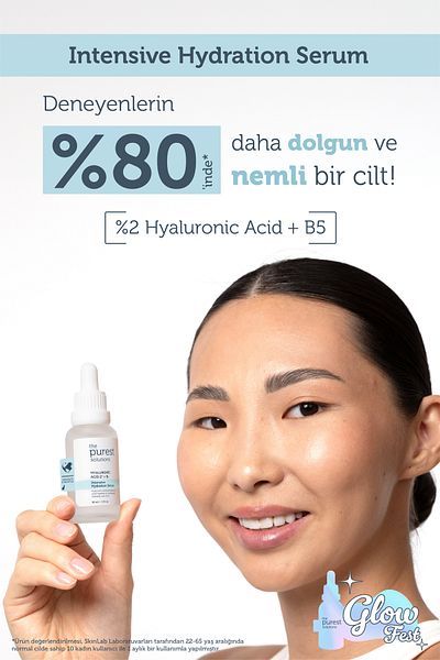The Purest Solutions Erneuerndes Hautpflegeserum mit intensiver Feuchtigkeits- und aufpolsternder Wirkung (Hyaluronsäure 2 % + B5)