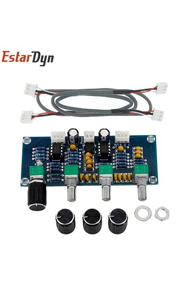 Estardyn Xh-a901 Xh-a901 Ne5532 Tone Board Preamp Pre-amp With Treble Bass Volume Adjustment Pre-amplifier To