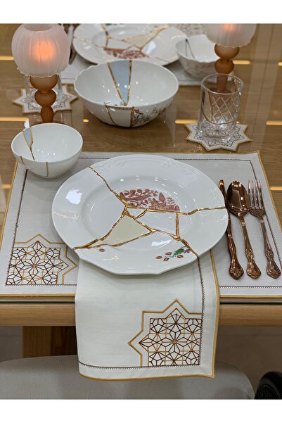 Tull Dizayn 2 li Amerikan Servisi ve Peçete