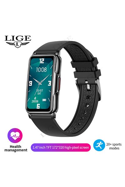 Choice Silica gel All black For Android IOS Smart Bracelet Women Smartwatch Men Heart Rate Blood Oxygen Wat