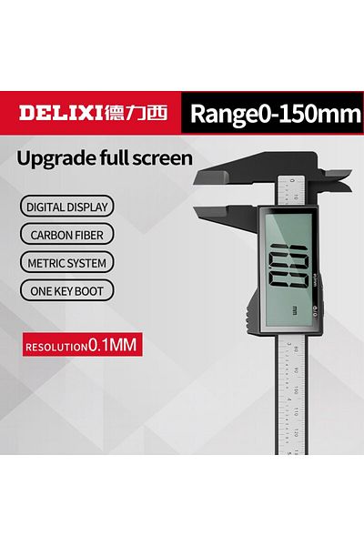 Choice 0-150mm 150mm 0.1mm Digital Caliper 6 Inch Electronic Vernier Caliper Measuring Tool Calliper Microm
