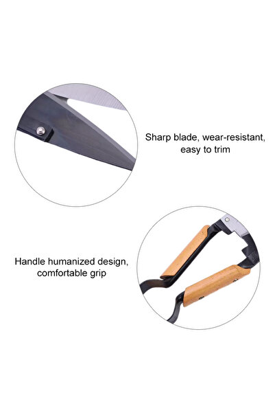 Choice مقص تقليم البصل/الأغنام المريح عالي التحمل مقاس 13 بوصة، مقص تقليم صوف شجرة...