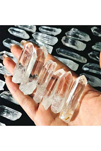 Choice 100 جرام (8-10 قطع) 50 جرام/100 جرام من بلورات الكوارتز الشفافة الطبيع...