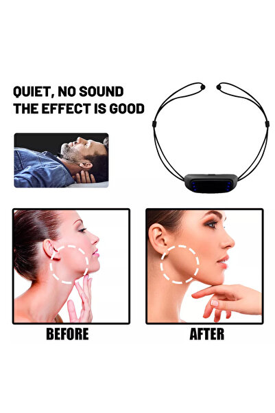 COOYA Portable Anti Snoring Device, high-precision sensors, light weight, for Office, bedroom, Black