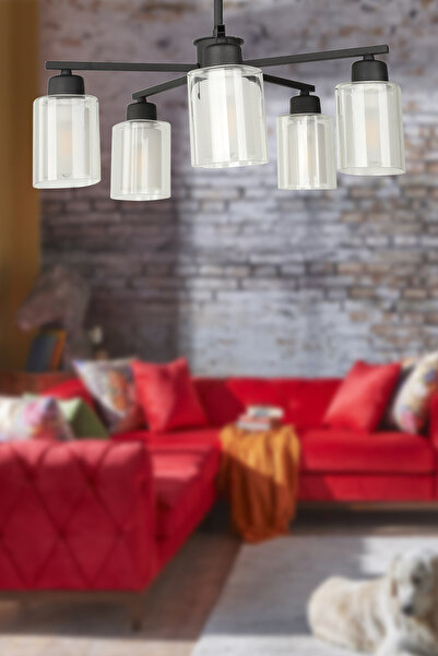 Begüsa Bonya 5.Li Avize Siyah