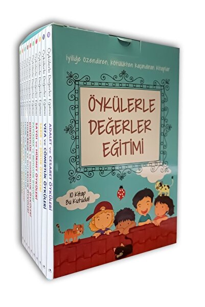 Uğurböceği Yayınları Öykülerle Değerler Eğitimi Seti (10 Kitap)