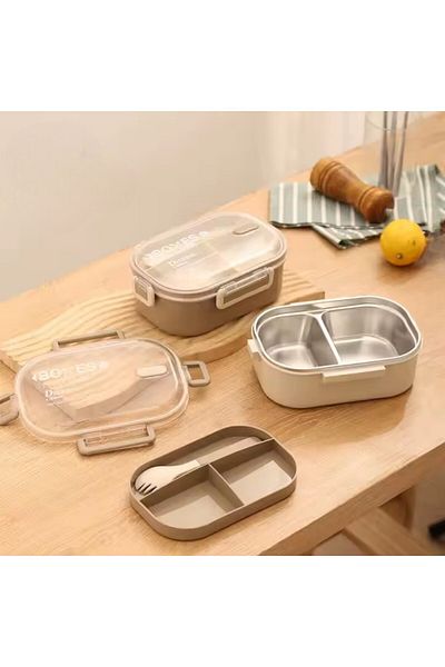 Digithome Stainless Steel Lunch Box 920ml Portable Lunch Box