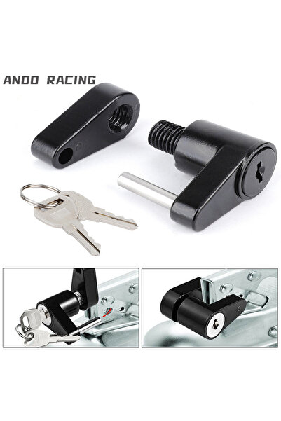 Choice Trailer Hitch Coupler Lock 1/4" Zinc Alloy Small Trailer Lockstitch An...