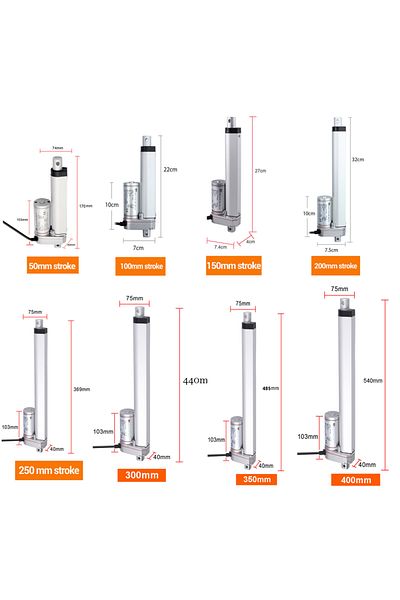 Choice 350mm Stroke 1000n Dc 12v Linear Actuator Push 100kg 1000n 50mm 100mm 150mm 200mm 250mm 300mm 350mm