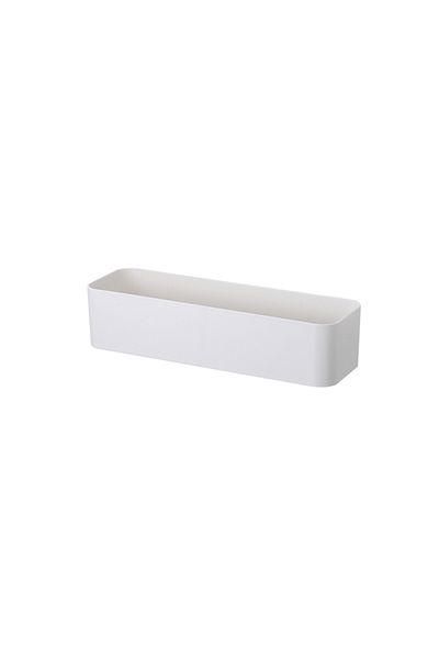 Choice white L Wall Mounted Organizer Makeup Table Storage Box Shelf Adhesive Hanger kitchen Bathroom Stora
