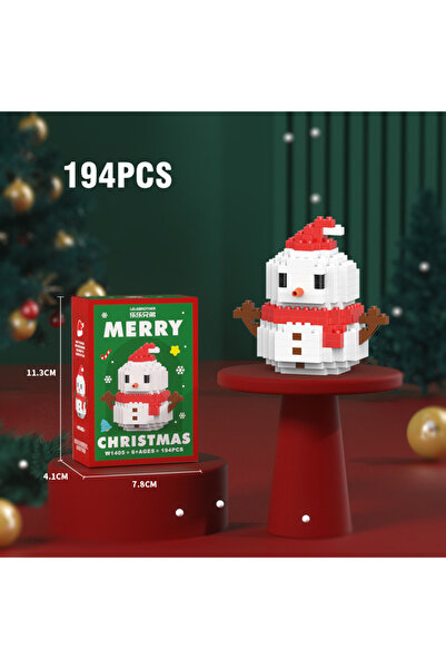 Choice3 رجل الثلج، هدايا عيد الميلاد، سلسلة بناء صغيرة، سانتا كلوز، أحجية الر...