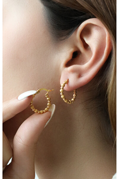 Kuyumcum 22 Ayar Altın Dorika Sıralı Küpe