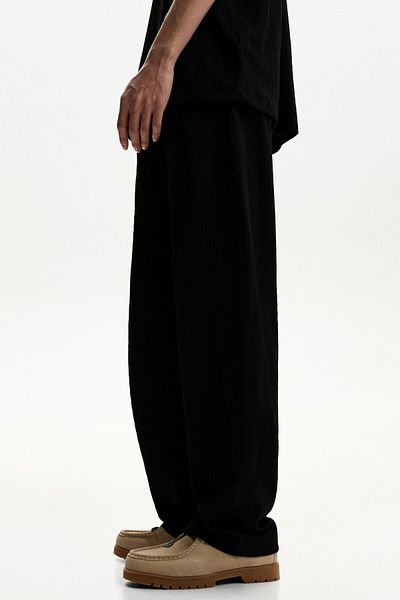 Bershka Textured trousers