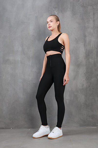 Miss Prova 1 Size Slimming Extra High Waist Tightening Corset Leggings with Agraph Missta2306