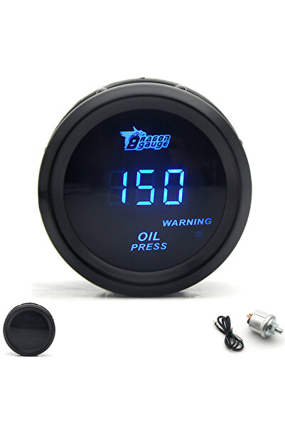 Choice1 OIL PRESS PSI 2' 52mm Car Digital Turbo Boost Gauge PSI BAR Water Tem...