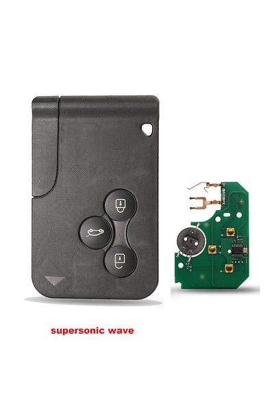 Choice supersonic wave jingyuqin 3 Buttons 433Mhz ID46 PCF7947 Chip & Insert Small Blade Remote Smart Key C