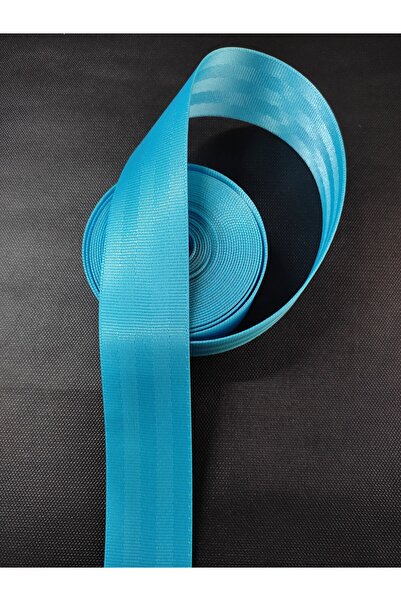 SS Oto Renkli Emniyet Kemeri (ŞERİTLİ) 6 Metre 2 Kemer Için (GÖKYÜZÜ MAVİSİ)2...