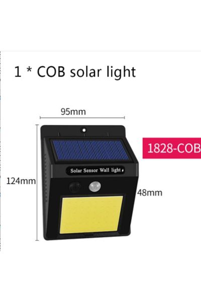 ZHIYU 1pc Package A New Led Sensor Solar Wall Lamp 40 Lamp Beads Outdoor Waterproof Garden Courtyard Decor