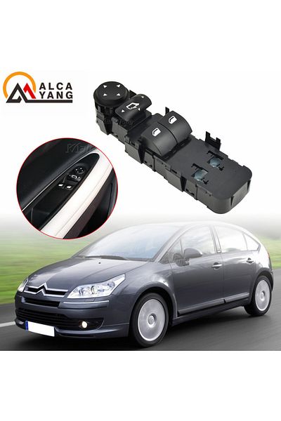 Choice NEW High Quality Coupe Black window Switch Mirror Adjustment Switch Left For Citroen C4 LC 2004 2...