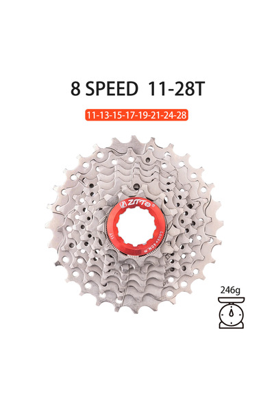 ZTTO دراجة طريق قابلة للطي 8S-28T، كاسيت سرعة 8/9/10/11/12، 11 فولت، 25T/28T//30T/32T/34T/36T Spro