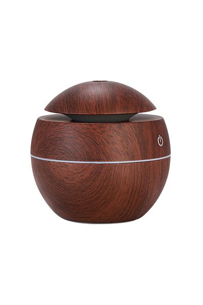 Choice Dark Home Wood Grain Air Humidifier Purifier Aroma Diffuser Usb Ultrasonic Cool Mist Sprayer Essenti