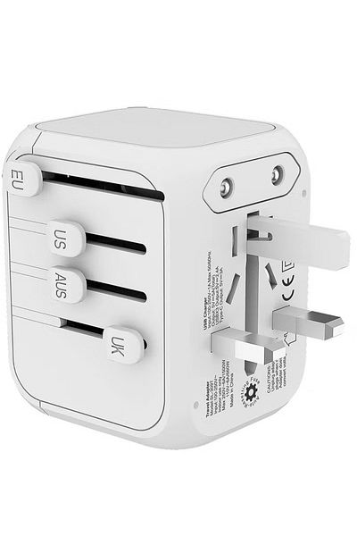 COOYA Universal Travel Power Adapter, 4 kinds standard plugs, 5A Fast Charging, Suitable for Worldwide