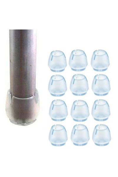 Choice 16Pcs M-17-21mm Silicone 16pcs Silicone Chair Leg CapsFelt Non-slip Floor Protector Furniture Desk R
