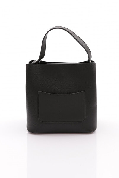 DGN Kadın Arkası Cep Detaylı Çanta Siyah 41653431