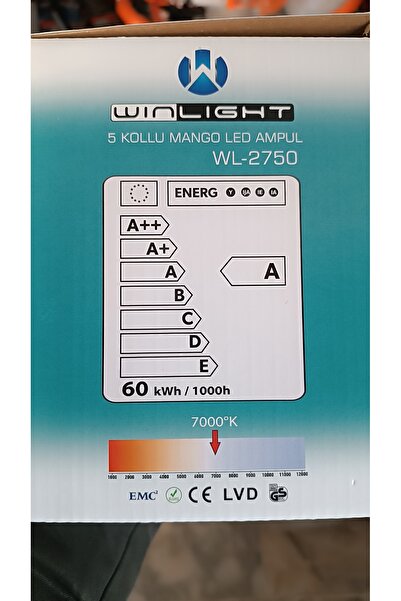 Genel Markalar Winlignt 60w 5 Kollu Led Ampul E27