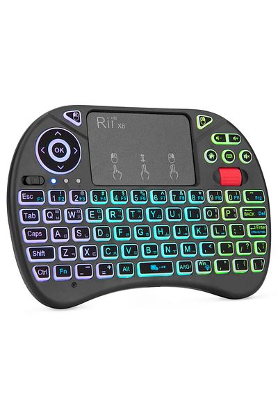 Choice Korean Keyboard Rii X8 2.4ghz Wireless Russian/english/french/spanish Remote Control Keyboard With T