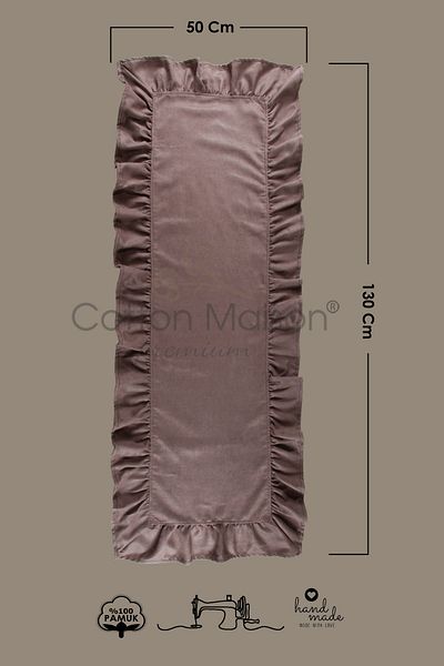cotton maison Poly Frilly Runner 50X130 cm