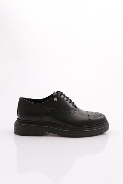DGN Men's Oxford Shoes Black Antique Model 211643641