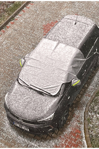 CoverPlus Buzlanma ve Kar-Buz Önleyici Koruma Kılıfı Seti Ayna kılıfı ön cam brandası