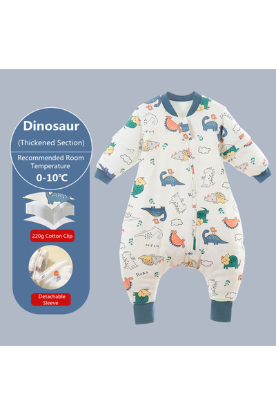 Choice كيس نوم للأطفال بمقاس 100-110 سم على شكل ديناصور 3 قطع، بيجامات أطفال ...