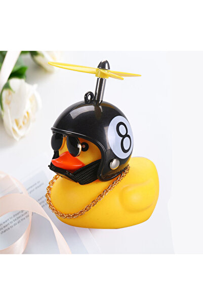 Choice خوذة سيارة من النوع 5 مع قلادة رياح مكسورة على شكل بطة صفراء صغيرة لدر...