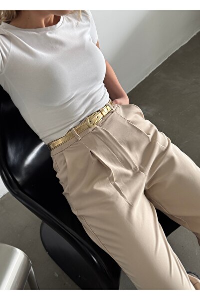 KİLİGİSTANBUL GOLD RENK PARLAK  KEMER