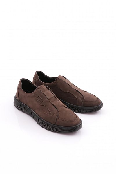 DGN Ανδρικά πάνινα παπούτσια με επίπεδη σόλα Smoke Nubuck 103833616
