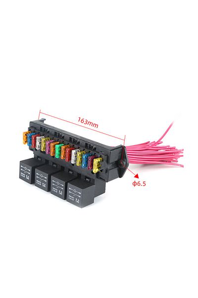 Choice 12 V Car Fuse Box 15-way Wire Fuse Block Box Multi-circuit Control Box Car Wire Fuse Holder with ...