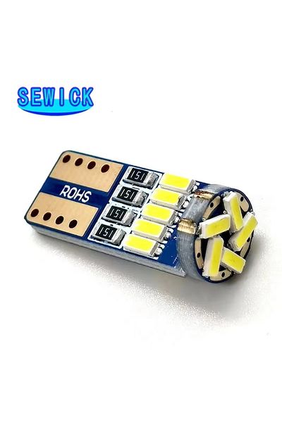 Choice 100 قطعة بيضاء T10 15SMD 4014 رقائق Led W5W 194 تصفيف السيارة الجانب إسفين خريطة الباب القراءة ضوء الذيل لام