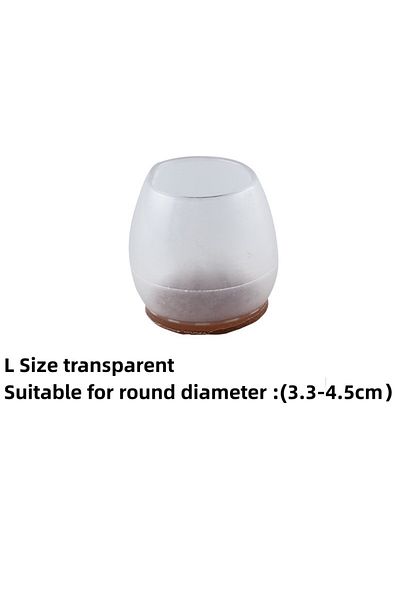 Choice 8pcs D-Round-L 8/16pcs Silicone Chair Legs Non-Slip Pads Furniture Sofa Feet Anti-noise Sock Cover W