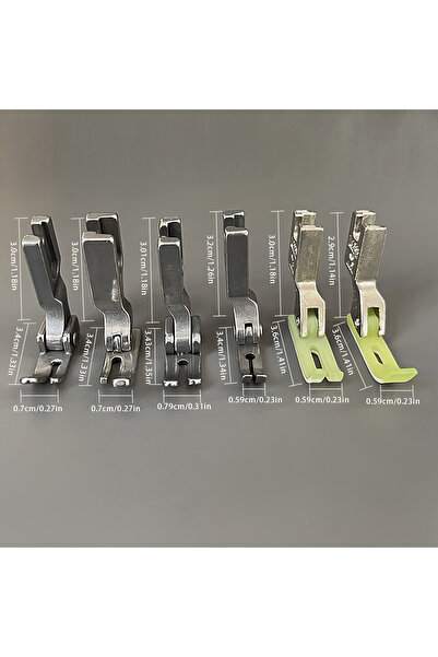 Choice 6 قطع في المجموع رمادي غامق 1 قطعة/6 قطع سحاب سيارة مسطح كامل من الفول...