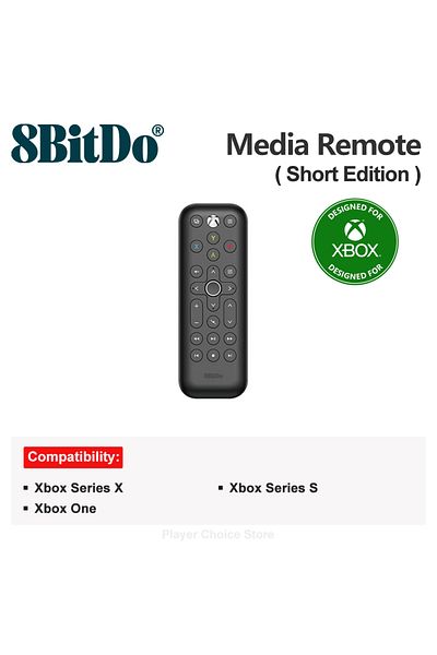 Choice Short Edition 8bitdo Xbox Media Remote Licensed By Microsoft,compatible With Xbox One, Xbox Series X