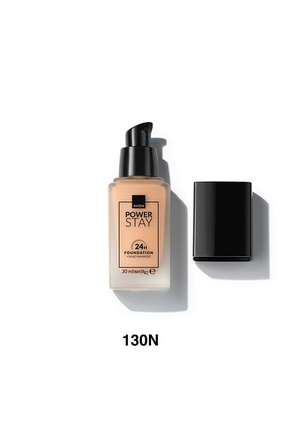 AVON Ten Power Stay 24-Hour Foundation, 130N Alabaster