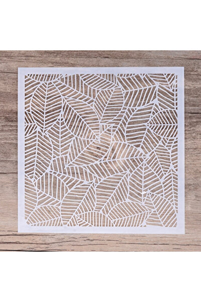 Choice 13 by 13 cm 13 cm Flower Leaf DIY Painting Stencil for Scrapbooking St...