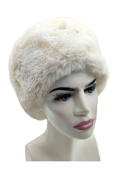 AXE SPORTSWEAR Russian Slavic Pullover Hat with Lined Faux Fur - Mongolian Eskimo Style Plush Heart